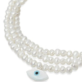 Bracciale con pendente in bianco 