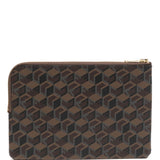 Borsa con logo in marrone 