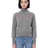 Maglione a collo alto Marie in grigio 