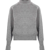 Maglione a collo alto Marie in grigio 