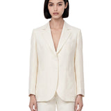 Blazer monopetto katherine in bianco 