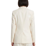 Blazer monopetto katherine in bianco 