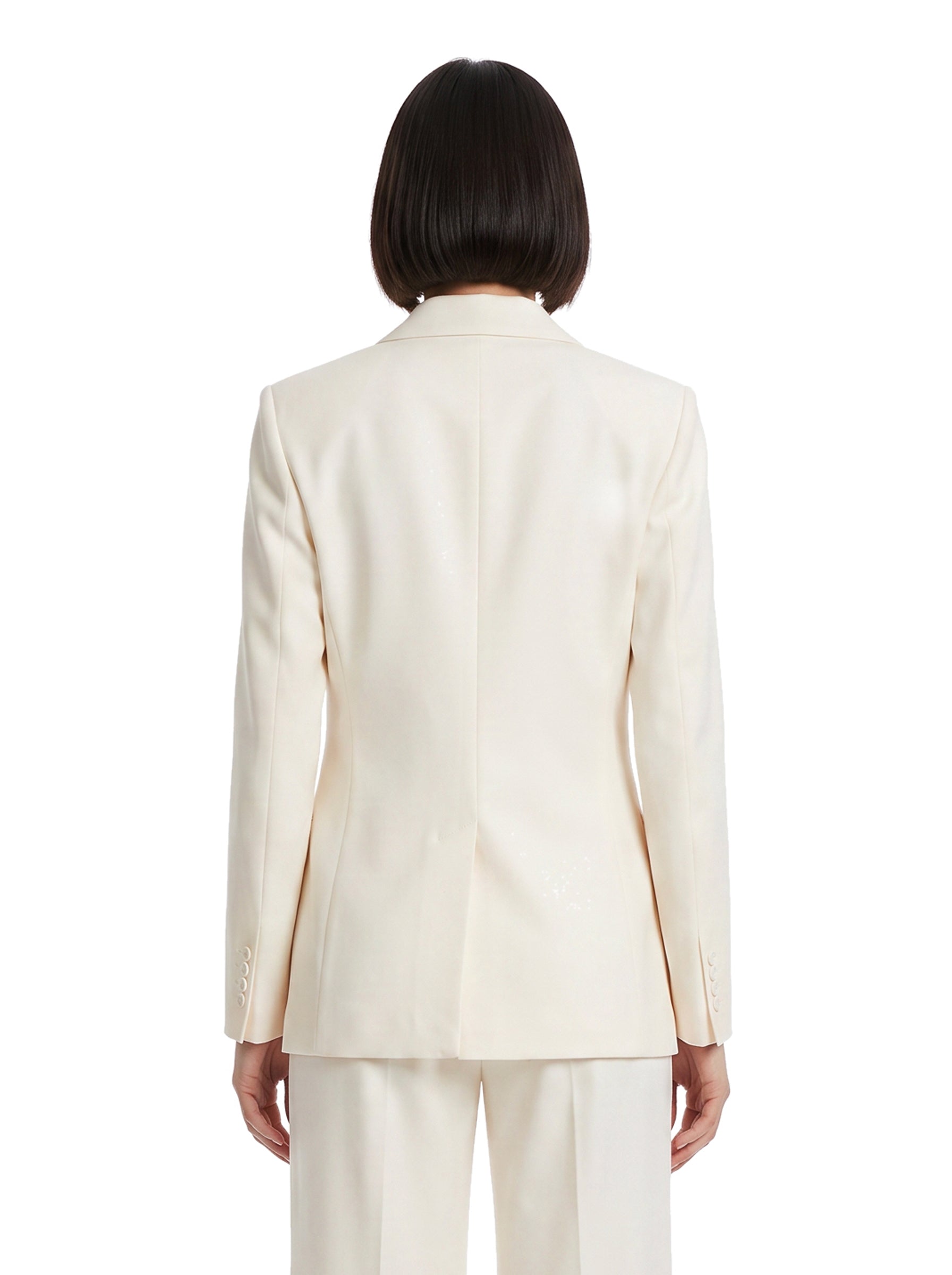 Blazer monopetto katherine in bianco 