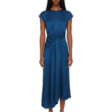 Abito midi Aria in blu 