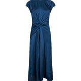 Abito midi Aria in blu 