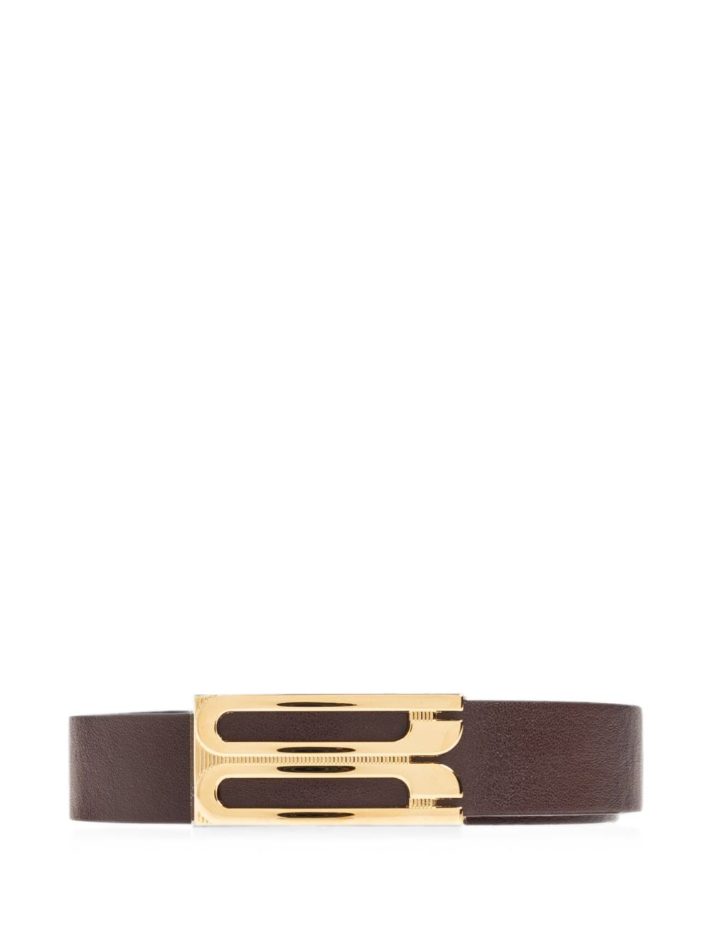 Cintura con fibbia dorian  in marrone 