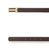 Cintura con fibbia dorian  in marrone 