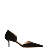Decollete angle d'orsay in nero 