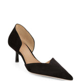 Decollete angle d'orsay in nero 