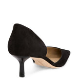 Decollete angle d'orsay in nero 