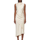 Abito midi Kyra in bianco 