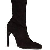 Stivaletti in pelle scamosciata Harlow in nero 