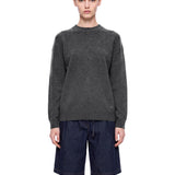 Maglione in lana e cashmere in grigio 