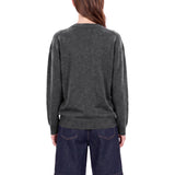 Maglione in lana e cashmere in grigio 