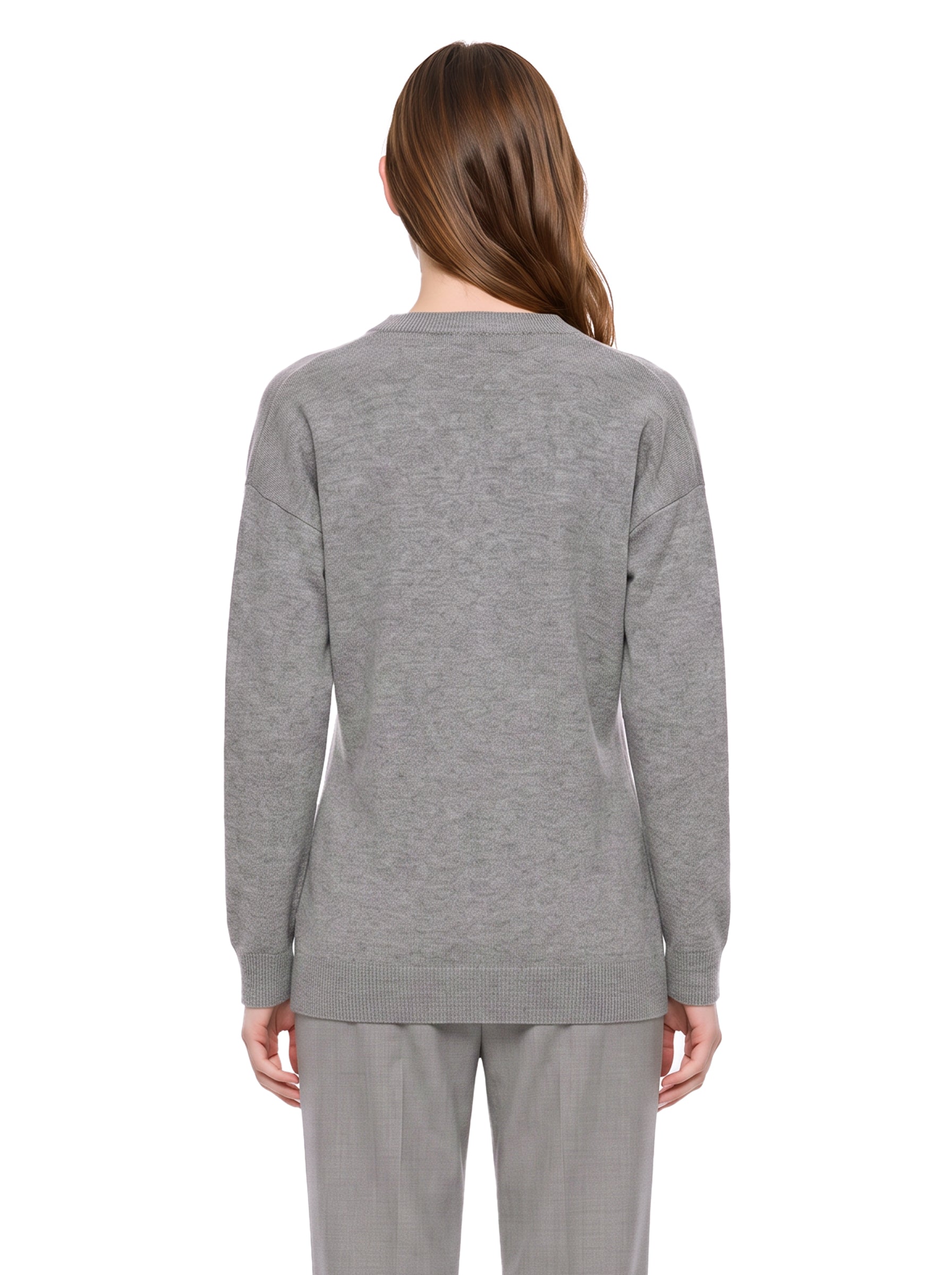 Maglione Luna in lana e cashmere in grigio 