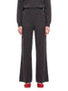 Pantaloni sportivi in lana e cashmere in grigio