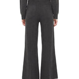 Pantaloni sportivi in lana e cashmere in grigio 