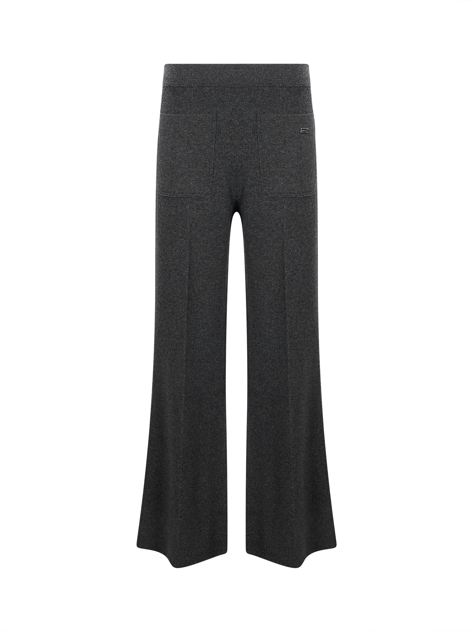 Pantaloni sportivi in lana e cashmere in grigio 