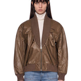 Bomber Zara in marrone 