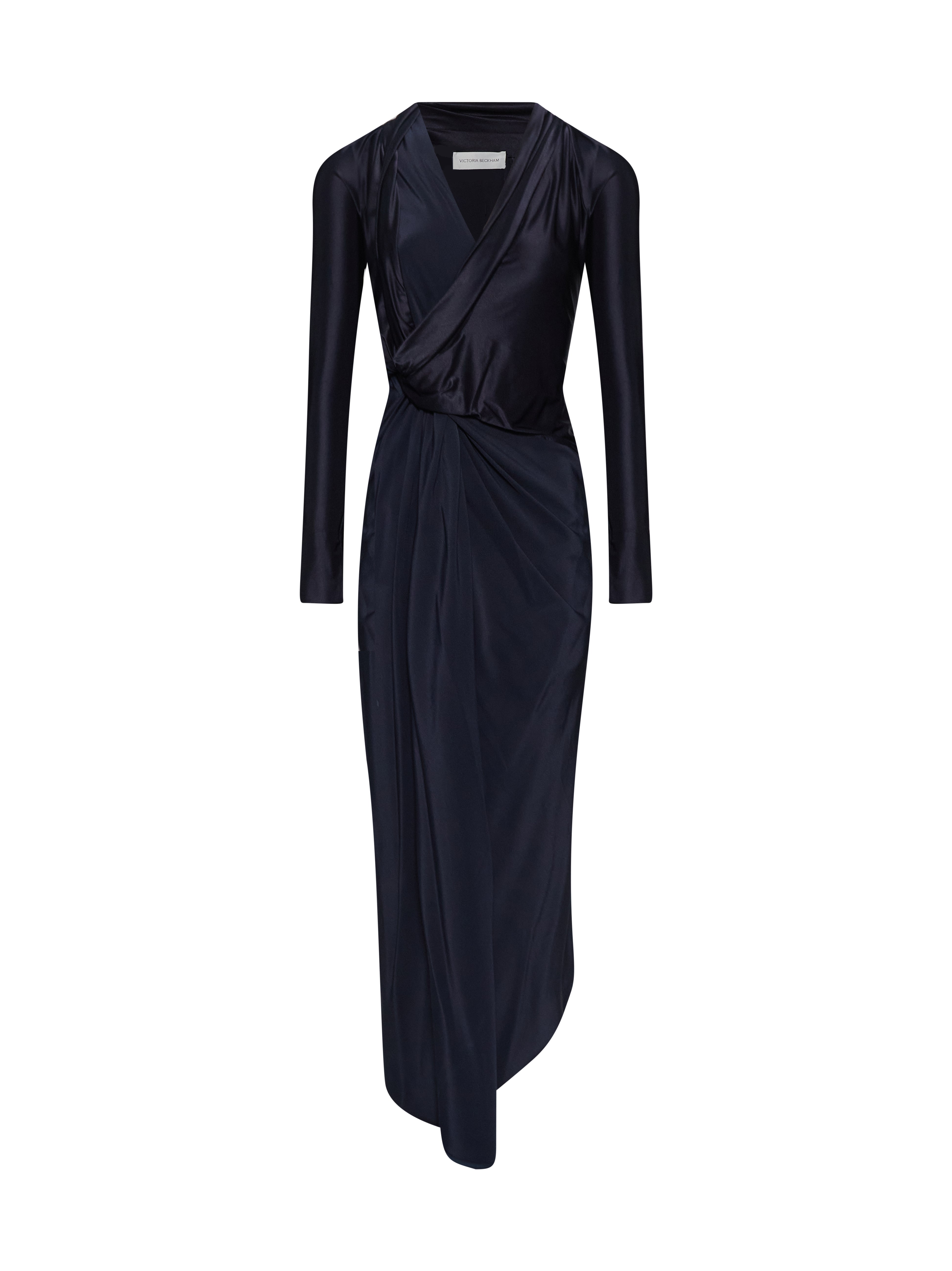 Abito midi Lea in jersey in blu 