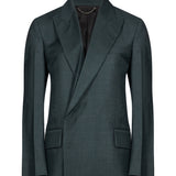 Giacca Olie in lana vergine in verde 