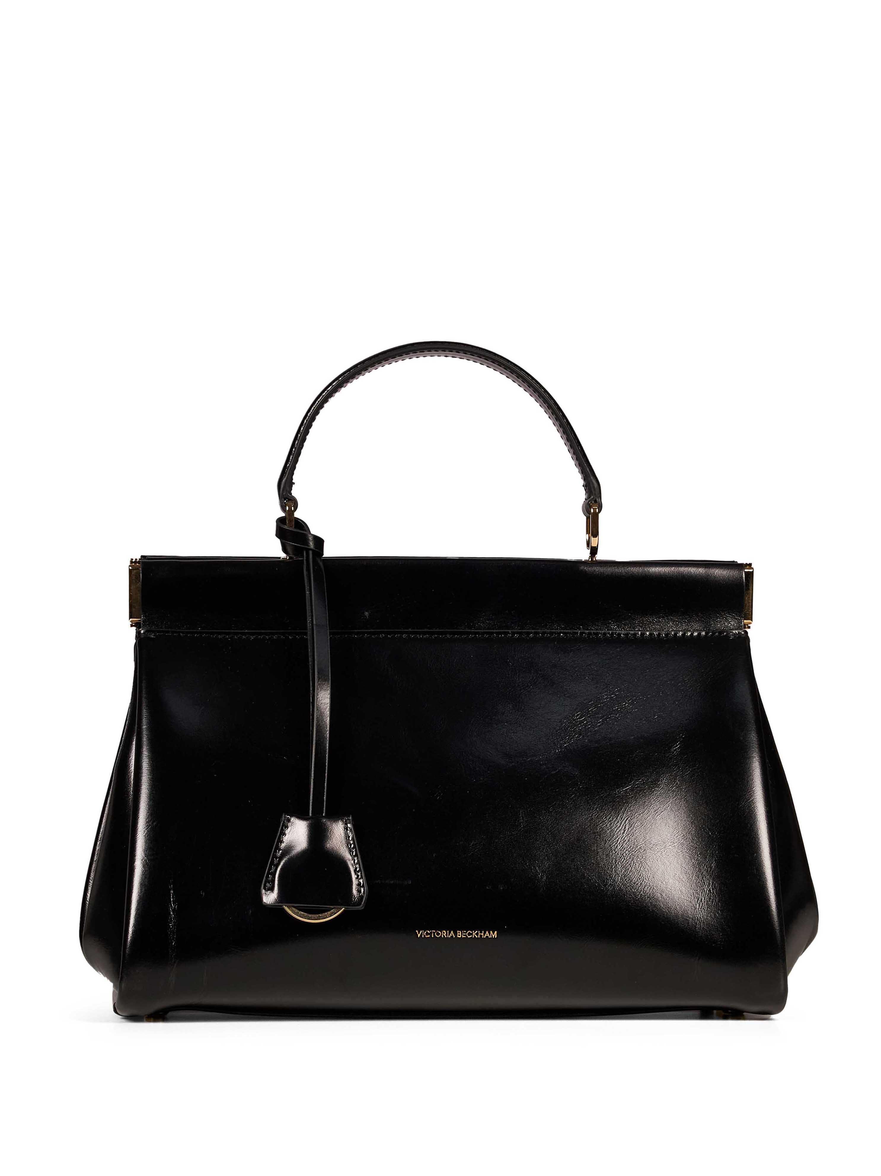 Borsa in pelle Sloane Frame in nero 