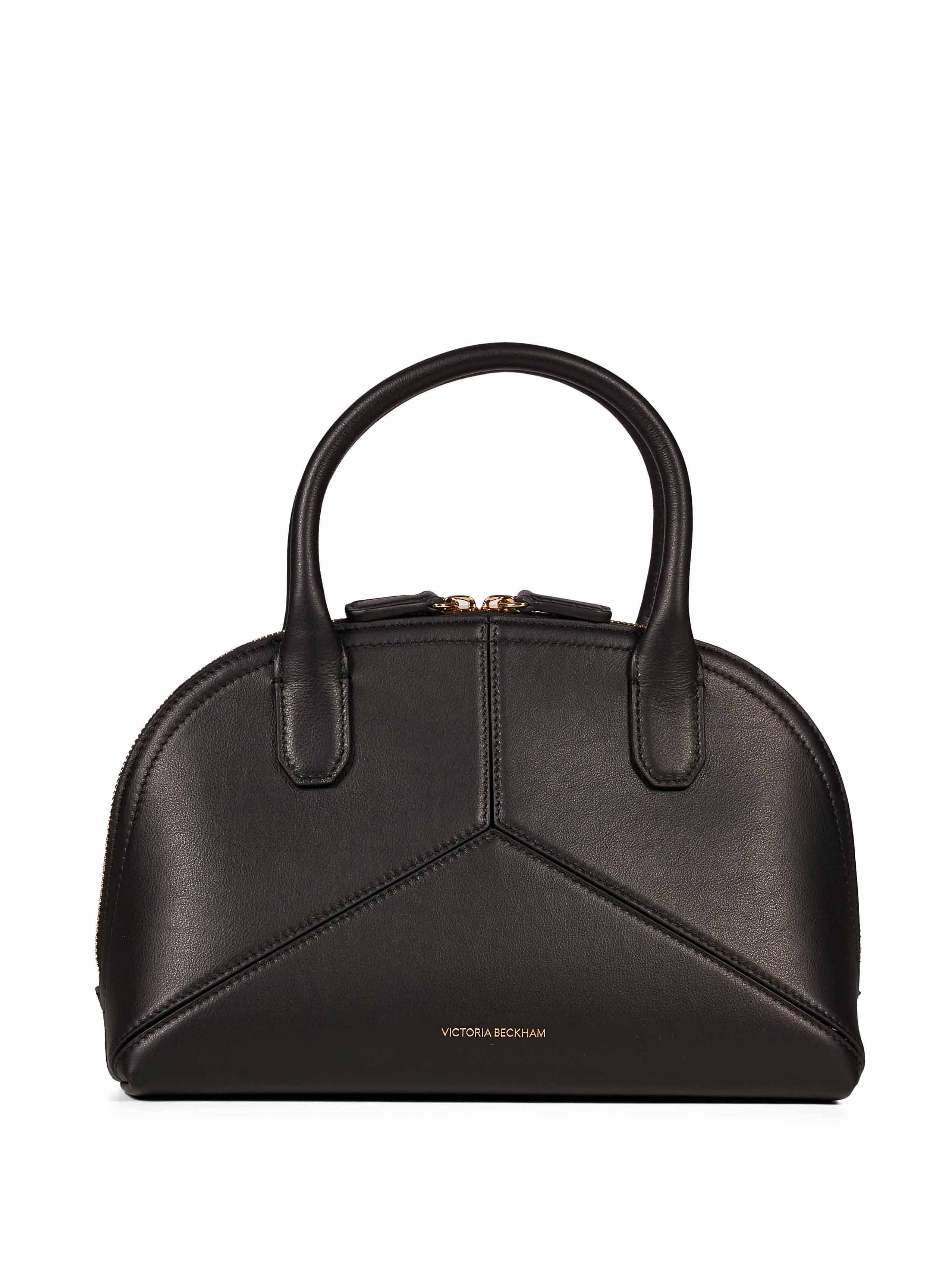 Borsa in pelle Victoria Doctor in nero 