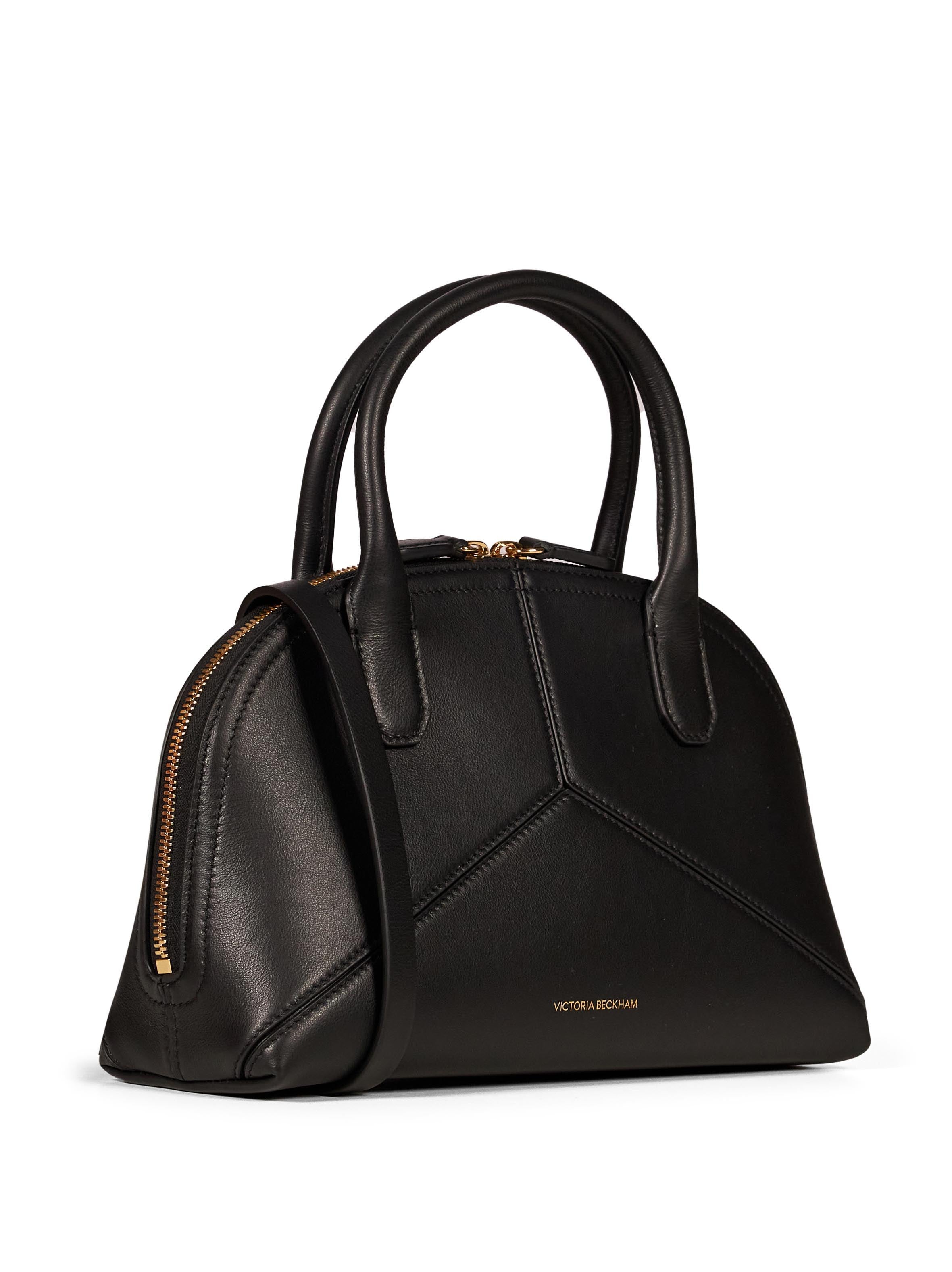 Borsa in pelle Victoria Doctor in nero 