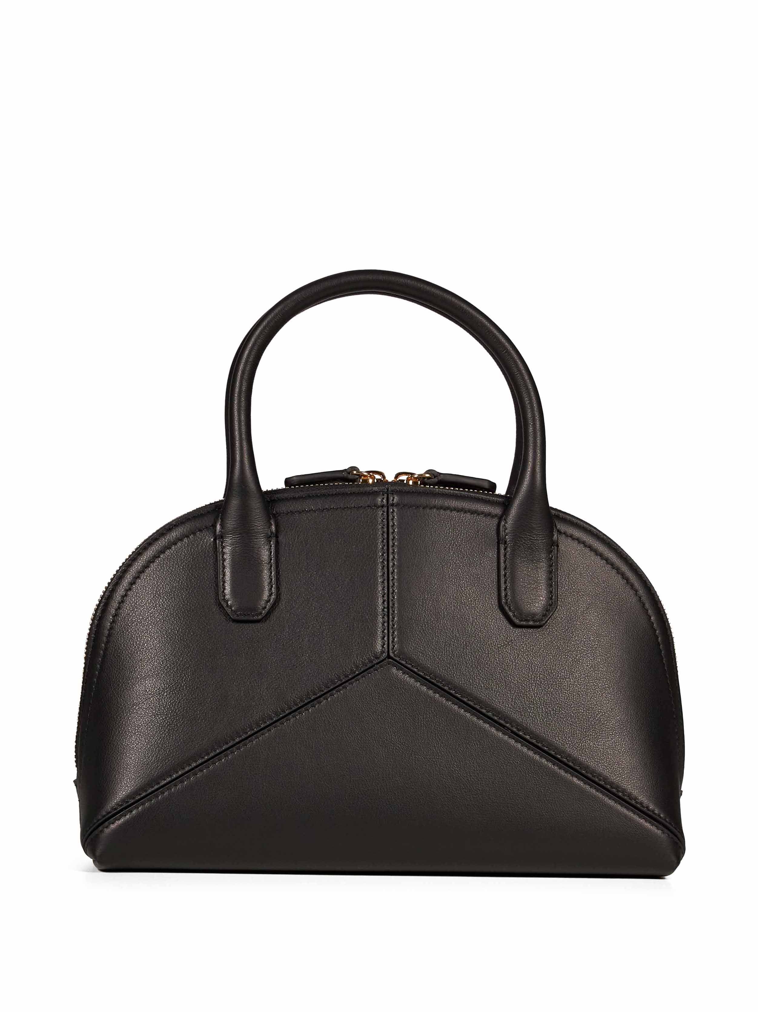 Borsa in pelle Victoria Doctor in nero 