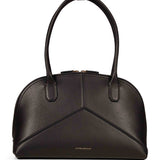 Borsa a spalla in pelle Doctor in nero 