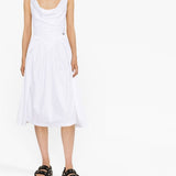 Abito Sunday midi in bianco 