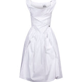 Abito Sunday midi in bianco 