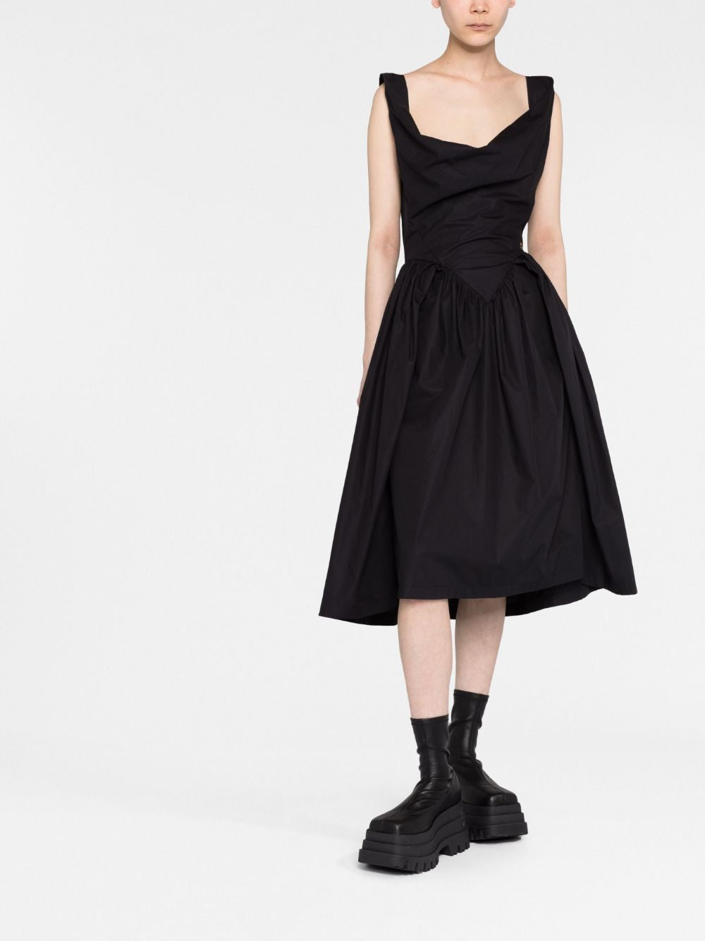 Abito Sunday midi in nero 