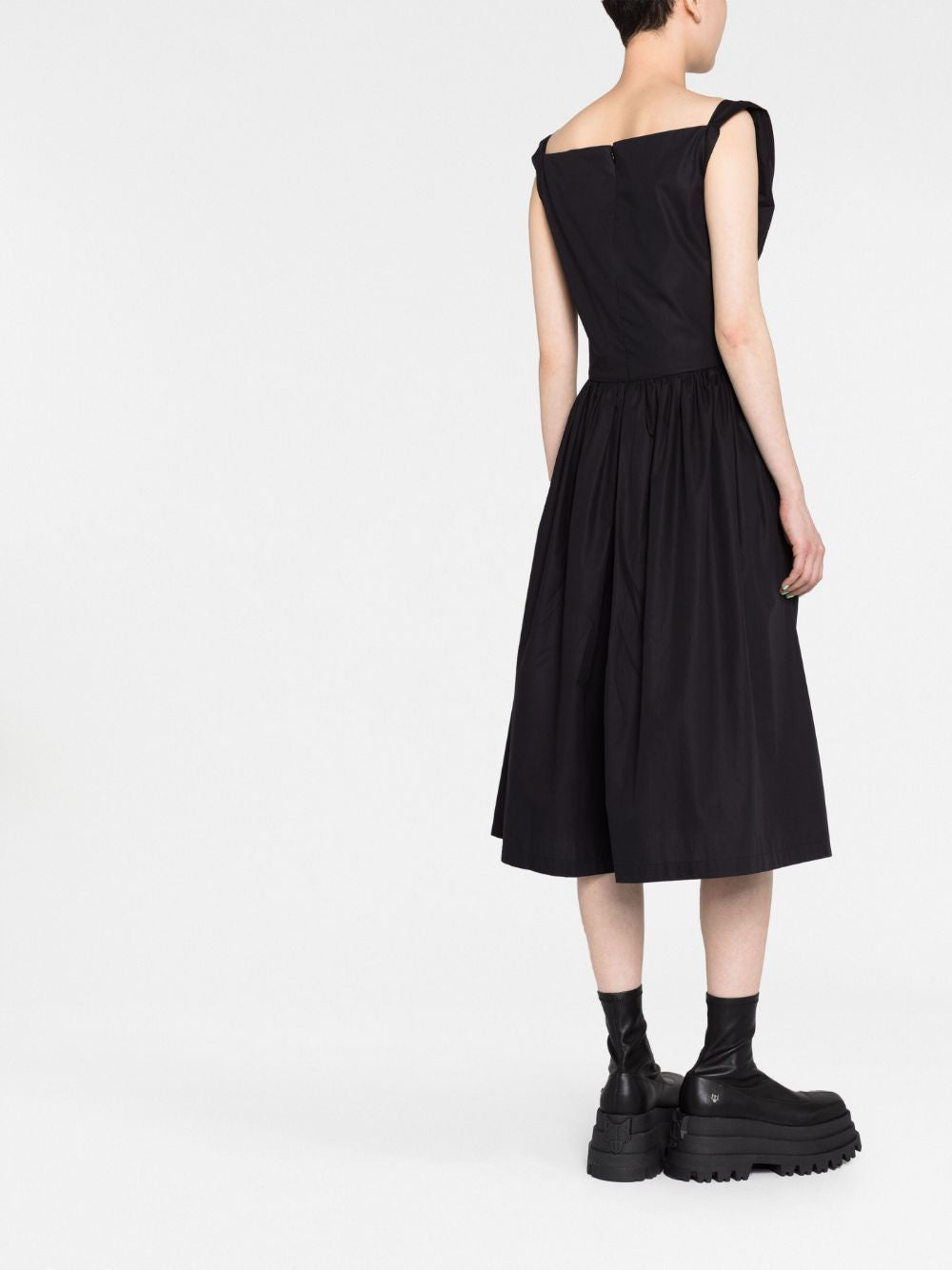 Abito Sunday midi in nero 