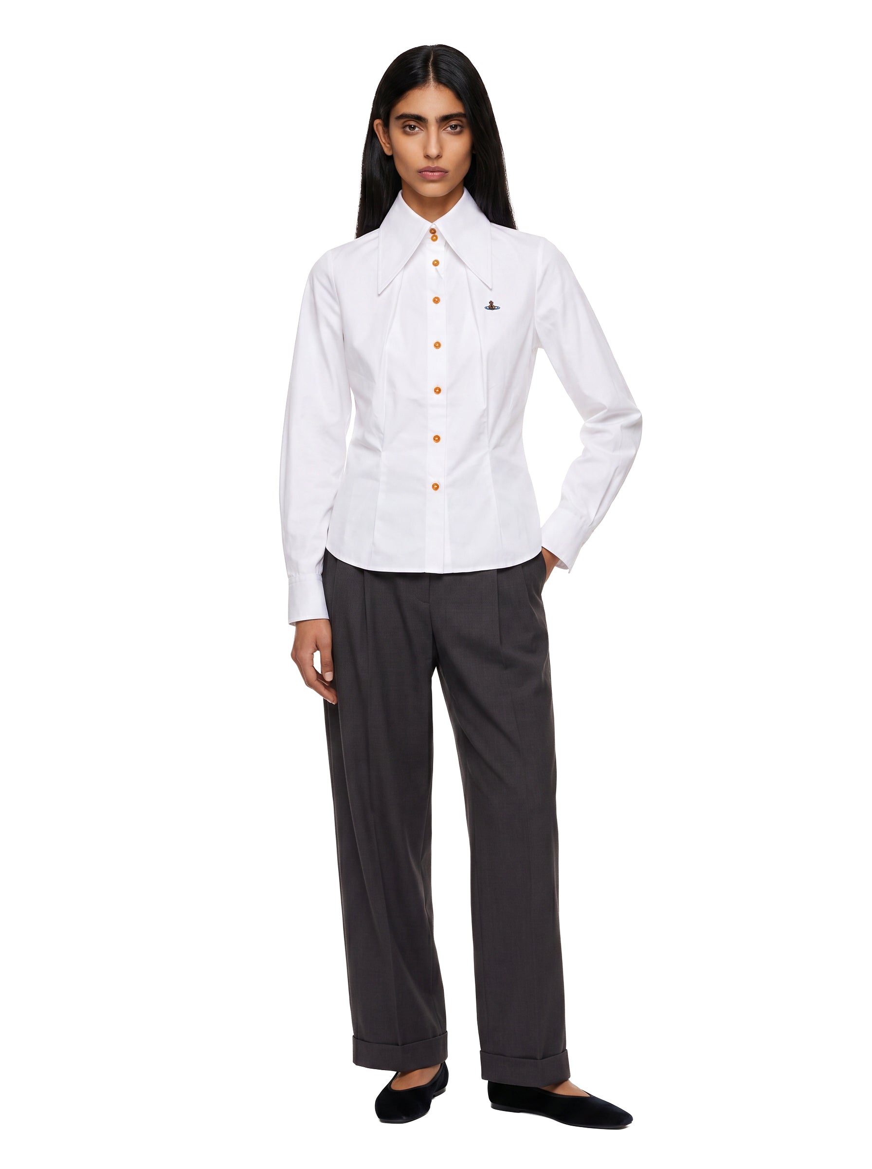 Camicia Violin in bianco 
