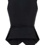 Gilet Monday con logo in blu 