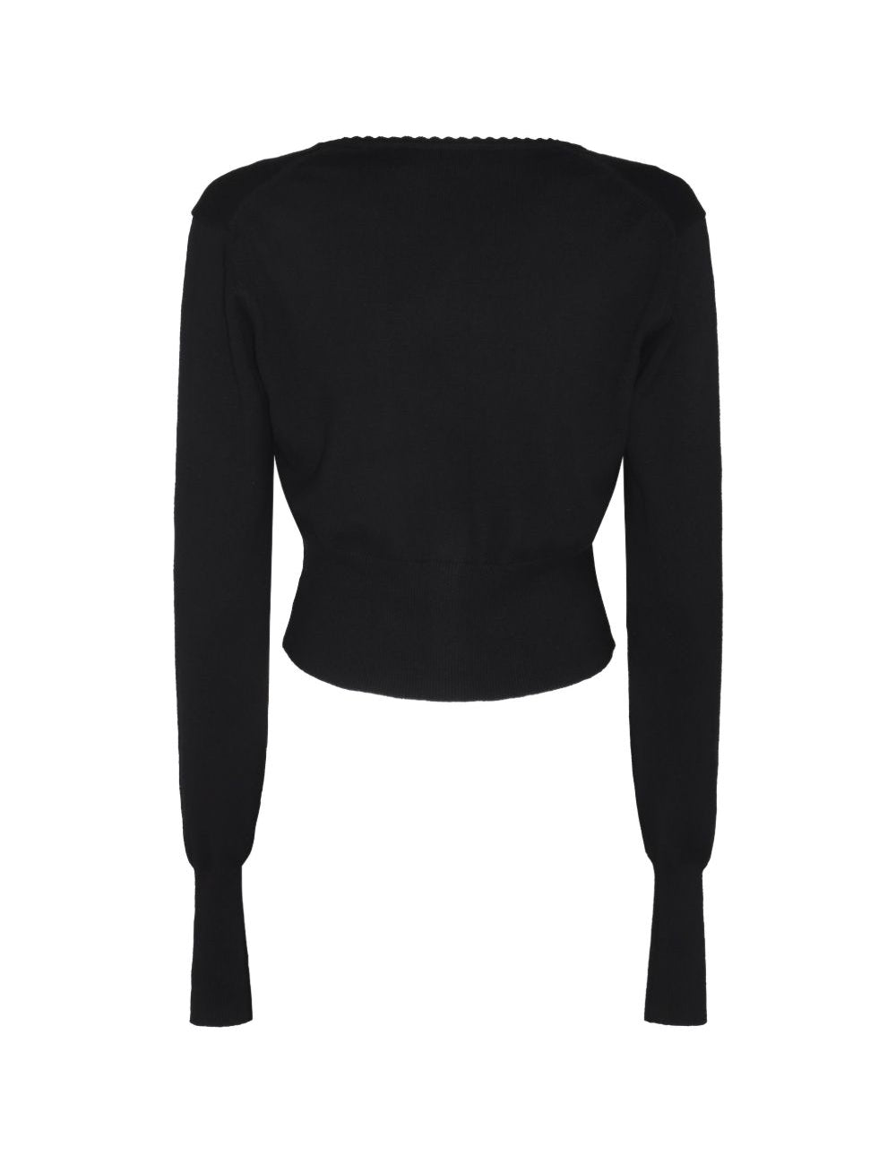Cardigan con ricamo Orb in nero 