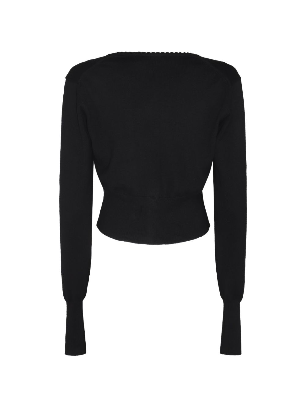 Cardigan con ricamo Orb in nero 