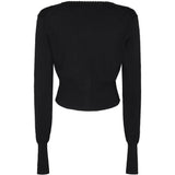 Cardigan con ricamo Orb in nero 