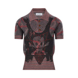 Polo con ricamo cutlass multicolore 