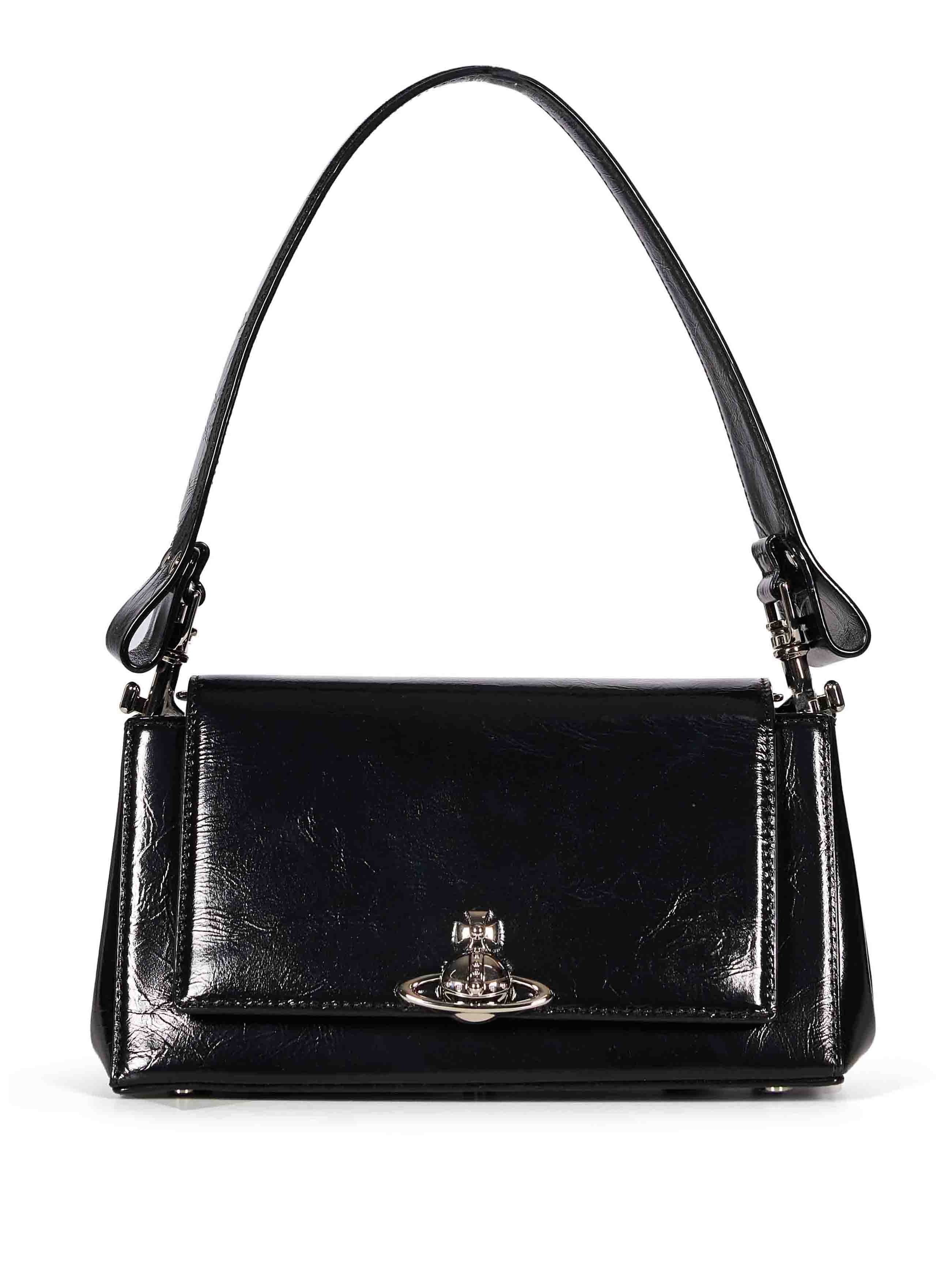 Borsa a spalla Hazel media in nero 