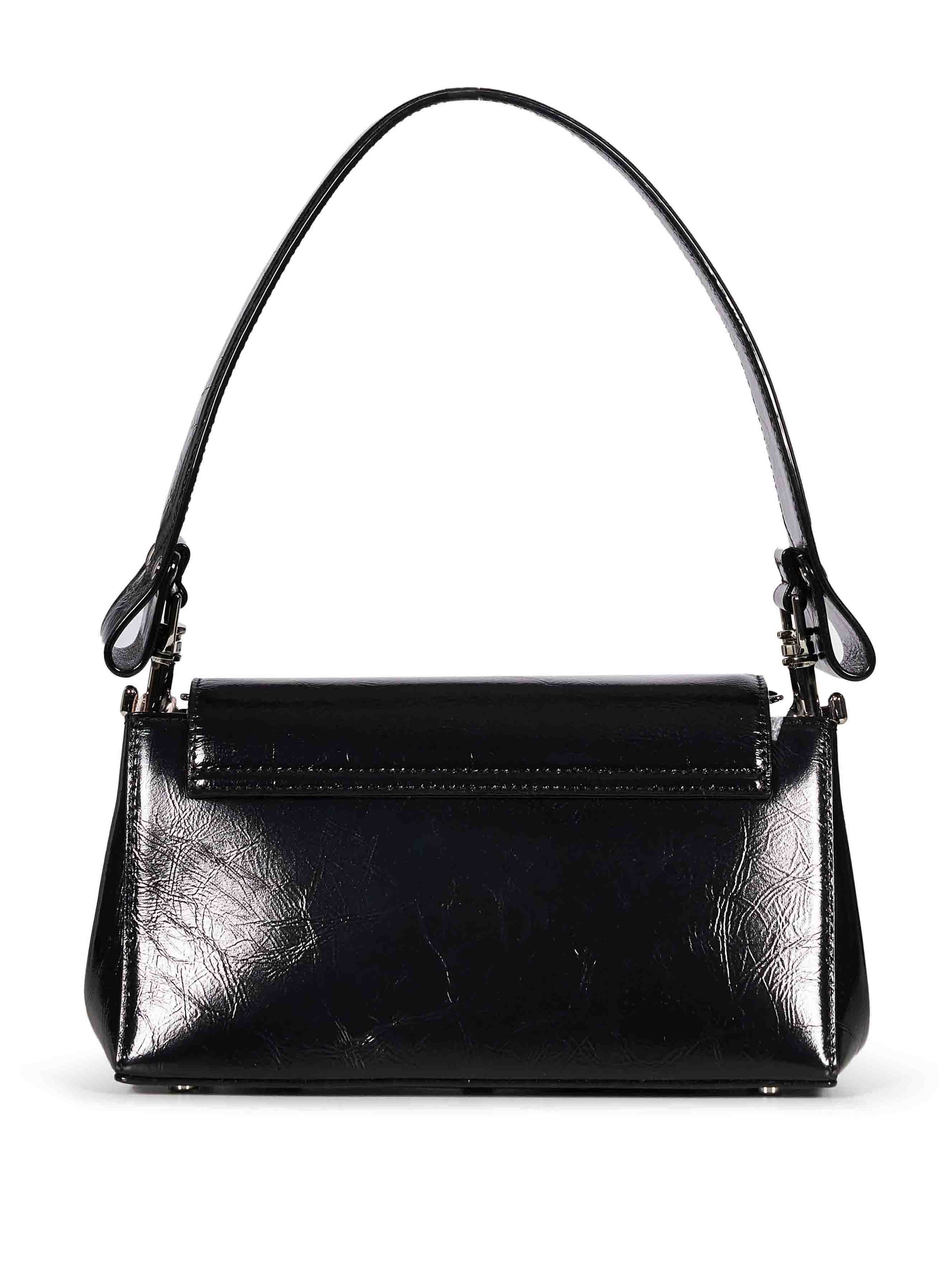 Borsa a spalla Hazel media in nero 