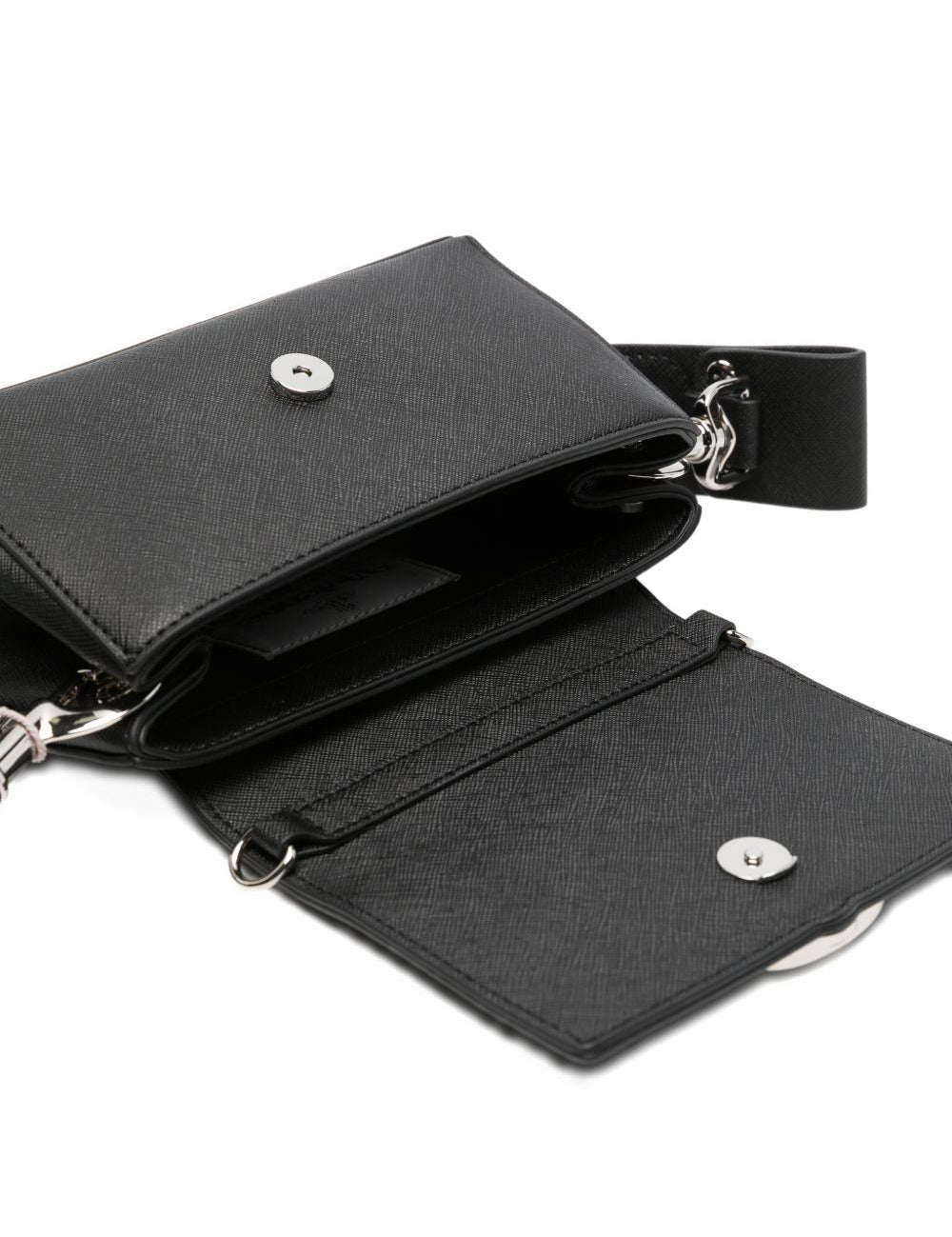 Borsa con logo hazel in nero 
