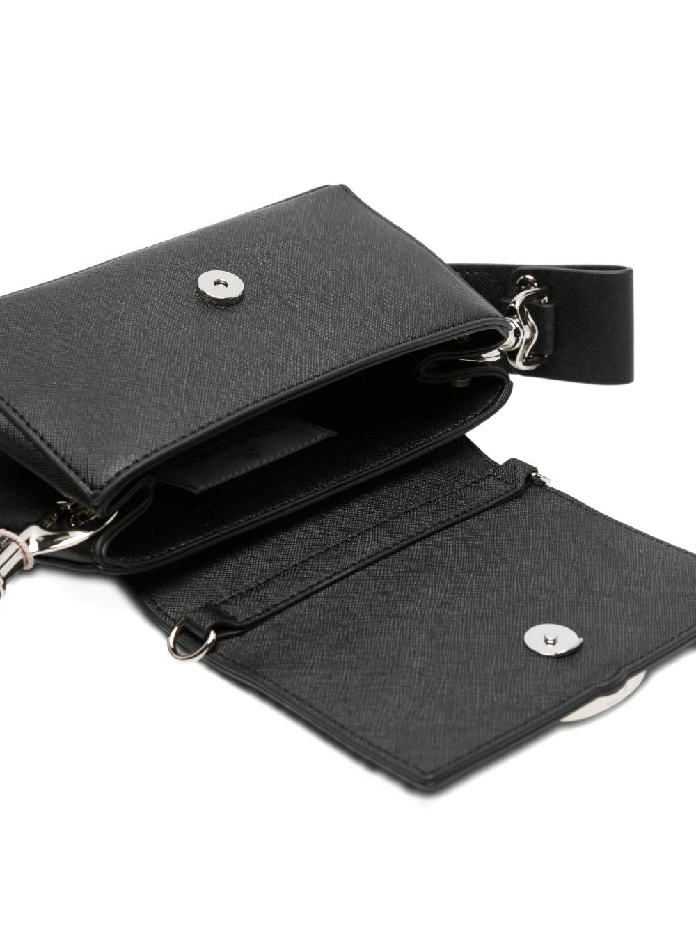 Borsa con logo hazel in nero 