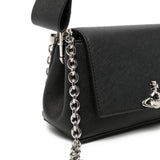 Borsa con logo hazel in nero 