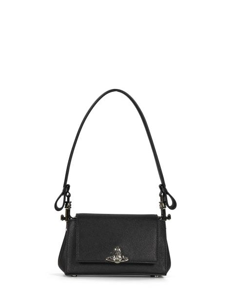 Borsa con logo Hazel in nero 