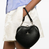 Borsa a cuore Belle in nero 