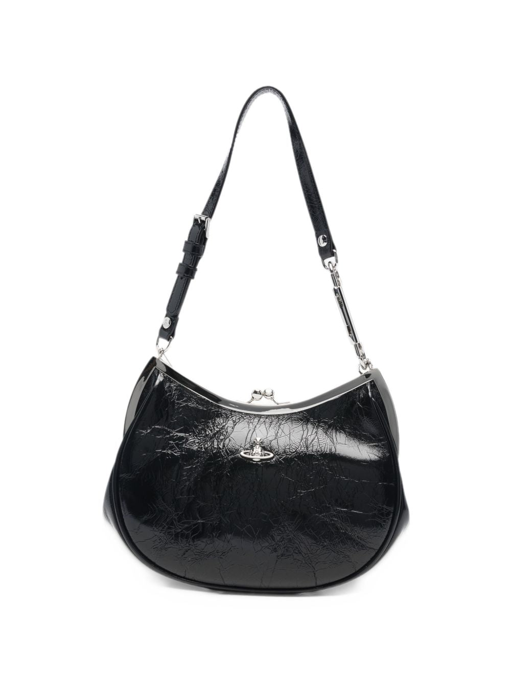 Borsa a spalla Chame Frame in nero 