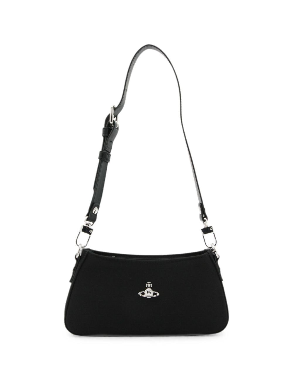 Borsa Tasha con logo Orb in nero 