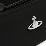 Borsa Tasha con logo Orb in nero 